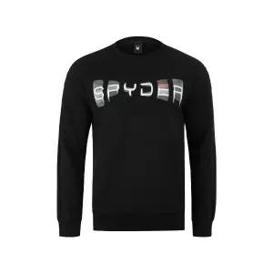[하프클럽/] 공용 스머지 레터링 로고 기모 맨투맨 FM1SPJPCNRL311U-BLK
