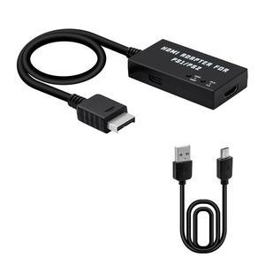 맥바젤 PS2/PS1용 HDMI 어댑터, PS1/PS2용 어댑터 변환기 지원 4 3/16 9 화면 측면 Rtio 스위치 및 스위칭 480p/720p 해상도