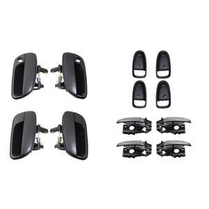 현대 Elantra 용 12PCS 세트 검정색 외부 도어 핸들 01-06 2001 OEM: R:82620-2D000 L:8261