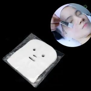얼굴 팩 거즈 순면 시트 모델링 석고팩 미용 피부관리 100매