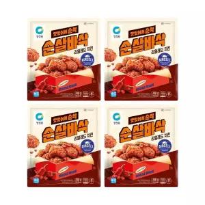 청정원 순살바삭리얼레드치킨 300g, 4개