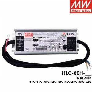 MEAN WELL 60W 정전압  정전류 LED 드라이버 HLG-60H-15A HLG-60H-20A HLG-60H-24A HLG-60H-30A HLG-60H-36