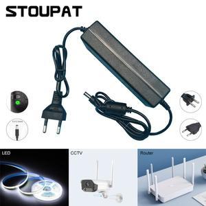 EU US 플러그 AC 110V 220V to DC 12V 5A 전원 공급 장치 충전기 60W LED 스트립 조명 모니터 CCTV 변환기