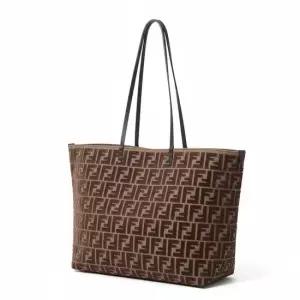 펜디 ROLL LARGE JACQUARD SHOPPER BAG 8BH425 AT14 F0L1B) 롤 라지 자 쇼퍼 백)