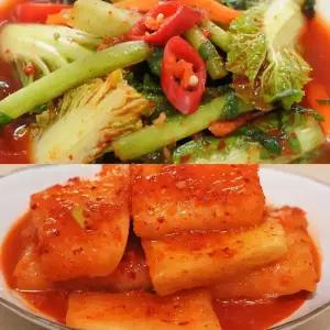 아삭한 석박지 2kg + 시원한 열무김치 2kg 실속세트