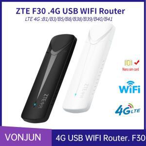 휴대용 라우터 와이파이 라우터기 잠금 해제된 ZTE F30 USB WIF 동글 150Mbps 무선 4G LTE 모뎀 포켓 핫스팟 네트워크 카드