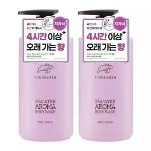 [1+1] 씨널스 씨어터 아로마 퍼퓸 보습 바디워시, 500ml,