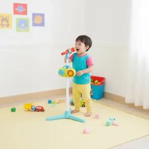 캐스B 꼬마가수 마이크스탠드 스텐딩 마이크 가수 음악놀이 녹음기능 노래방 역할놀이 장난감