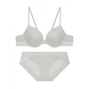 코데즈컴바인 CODES COMBINE INNERWEAR 베이직 라인포인트 에어로쿨 브라 햄팬티세트_라이트그레이 CEWRP38
