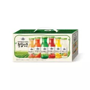 웅진식품 가야농장 6종 2병씩 종합선물세트180ml 12병