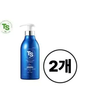 뉴TS 쿨샴푸 500ml 티에스 탈모 완화 두피 쿨링 샴푸 2개