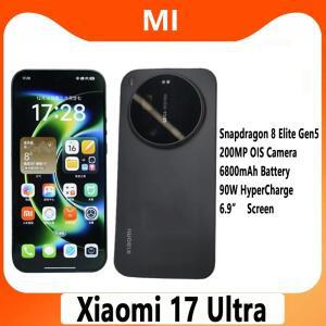 새로운 샤오미 17 울트라 스마트폰 중국 버전 6.9인치 스냅드래곤 8 엘리트 Gen5 AMOLED 라이카 200MP