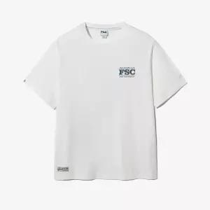 [휠라](광주신세계)[FILA] 스포츠 클럽 그래픽 반팔티 (FS2RSH2111X_OWH)