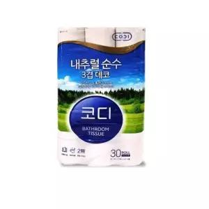 물티슈 크리너 코디 3겹 롤 화장지 이사 집들이 티슈 휴지 30롤