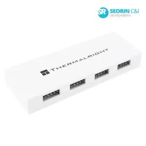 [서린공식] 써멀라이트 USB 2.0 HUB X5 서린 (화이트)