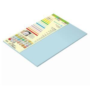 종이문화 레인보우카드 두꺼운 양면카드지 205g A3 No.16 스카이블루 20매 색지 색상지