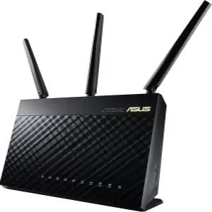 ASUS AC1900 무선 듀얼 밴드(5GHz + 2.4GHz) 기가비트 Wi-Fi 라우터 [RT-AC68U] 초고속 802.11ac 1900Mbps