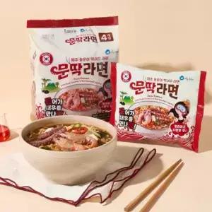올레마켓 제주 돌문어와 딱새우를 담은 문딱라면 (봉지면 5팩,20개입)