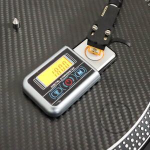 Neoteck 전문 턴테이블 스타일러스 포스 게이지 체중계 톤암 포노 카트리지용 백라이트 LCD 비자성 0.005g