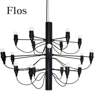 Flos 2097 30 플로스 노블와이어 펜던트 Ø650 18구 (블랙) 샹들리에 미드센추리 모던 거실 식탁등 WD