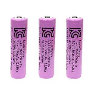 18650 3500mAh 3.7V AA 70mm 충전 배터리 충전지 1개/리튬/이온/전지/재충전/용/건전지/밧데리/고출력