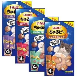 이나바 챠오 고양이 츄르비 4종세트, 160g, 1개