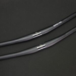 호환 Syncros MTB 탄소 핸들 바 9도 클램프 31.8mm 길이 660-780mm 자전거 매트 플랫 Mtb 부품