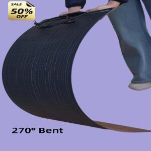 ETFE 태양광 패널 12V 100W 배터리 충전용 유연성 필름 일본 코팅 방진 부식 방지