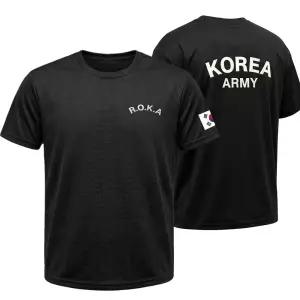 ROKA 로카티 쿨론 반팔 티셔츠 군용 군인 트레이닝 기능성 반티 코리아아미 스포츠 티 단체주문 환영 남여 공용