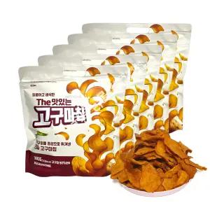 더맛있는 고구마칩(300g) x 5봉 간식 과자 스낵