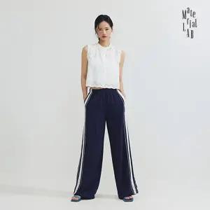 머티리얼랩 26SS 레이스 플로우팬츠