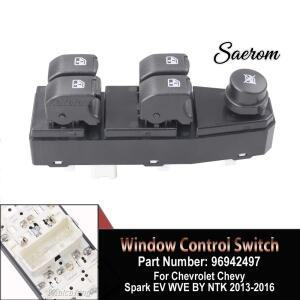 96942497 Chevrolet Spark EV WVE BY NTK 2013-2016 앞 좌측 드라이버 마스터 파워 윈도우 스위치 유리 버