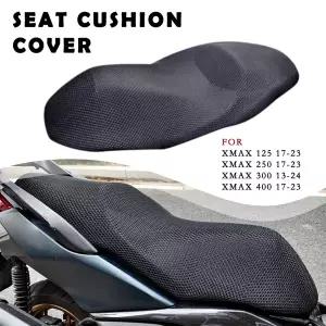 YAMAHA X-MAX XMAX300 XMAX 300 125 250 400 방수 통기성 메쉬 시트 쿠션 커버 용 3D 오토바이 시트 쿠션