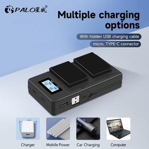 PALO EN-EL20a LCD 듀얼 충전기 니콘 쿨픽스 P1000 P950 1 j1 J2 J3 S1 V3 A AW1 카메라 배터리용