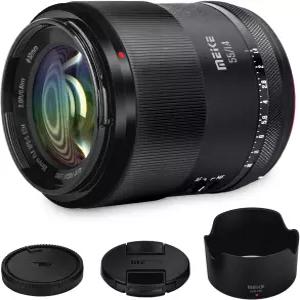 소니 E 마운트 미러리스 카메라용 Meike 55mm F1.4 APS-C 오토 포커스 프라임 렌즈 A6400 A5000 A5100