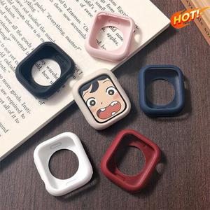 애플워치 케이스 10 42mm 46mm 44mm 40mm 45mm 41mm 실리콘 커버 액세서리 범퍼 쉘 보호대 iWatch 시리즈 SE 6 7 8