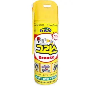 일신 뿌리는 그리스 420ml 구리스 윤활유 녹방지 스프레이