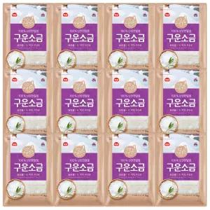 해표 100% 신안천일염 구운소금 1kg x 12개 / 소금 조미료