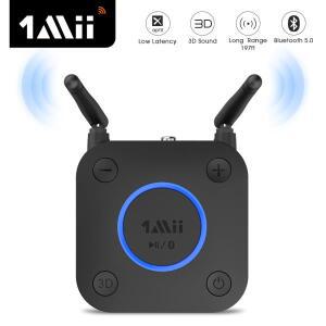 1Mii B06Pro 블루투스 5.0 수신기 오디오 aptX LL 3D 음악 동축 광학 2RCA 3.5mm TV 자동차 헤드폰용 Aux