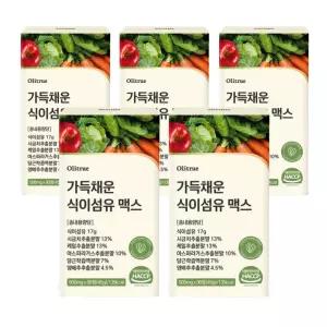 올리트루 가득채운 식이섬유 맥스 600mg x 120정, 5개