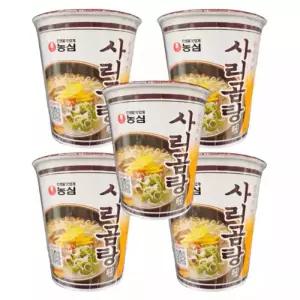 농심 사리곰탕 컵라면 작은컵 소컵 61g 30개 사리곰탕면 컵라면