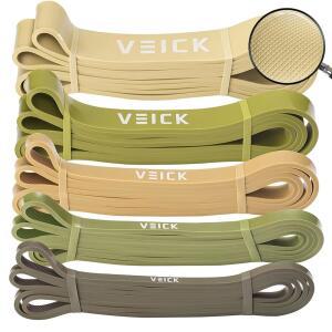 [미국배송] 운동용 VEICK 저항 밴드 운동 풀업 보조 남성용 롱 헤비 스트레치 밴드 세트 파워 웨이트 헬스장 가정용 피트니스 장비