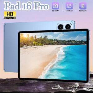 업그레이드된 패드 16 프로 태블릿 안드로이드 글로벌 버전 22GB+2TB 10.1인치  10000mAh  듀얼 SIM PC