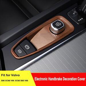볼보 호환 S90 XC90 V90 S60 V60 용 1pc 전자 핸드 브레이크 장식 커버
