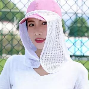 (다올)캡선가드 햇빛가리개 모자 1+1 자외선차단 메쉬 얼굴