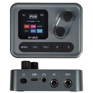 일렉트릭 기타 및 베이스용 M-VAVE 포켓 AMP 멀티 이펙트 페달 80 프리셋 ANN 앰프 모델링 IR 로더 USB 오디오 인터페이스 OTG 녹음 블루투스 앱 제어 휴대용 프로세서