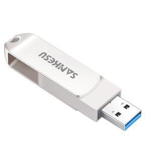 2TB USB C 플래시 드라이브 3.0 대용량 USB 드라이브 USB A 타입 C OTG 썸 드라이브 안드로이드 폰 / PC / 노트북 / Macs(실버)와 호환되는 듀얼 메모리 스틱
