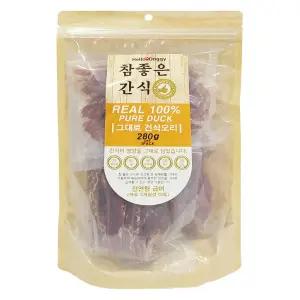 헬로도기 그대로건식오리 강아지건조간식 300g
