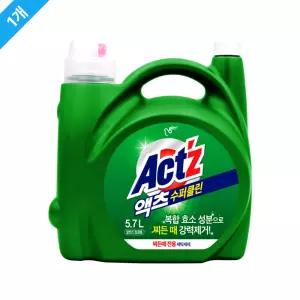 액츠 대용량 액체세재 수퍼클린 찌든때(겸용) 5.7L x 1개