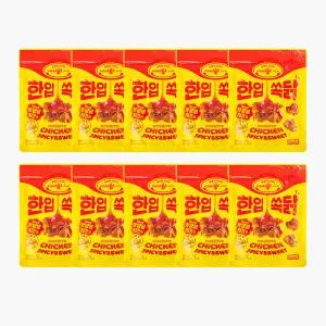 쿠즈락 한입쏙닭 핫양념치킨맛 180g x 10봉